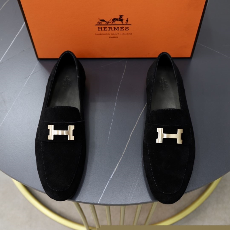 H**mes leather shoes